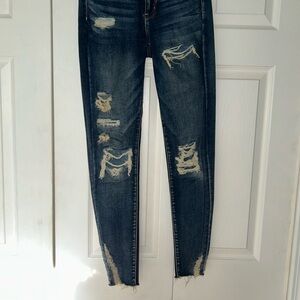 Distressed Blue Jeans for Women